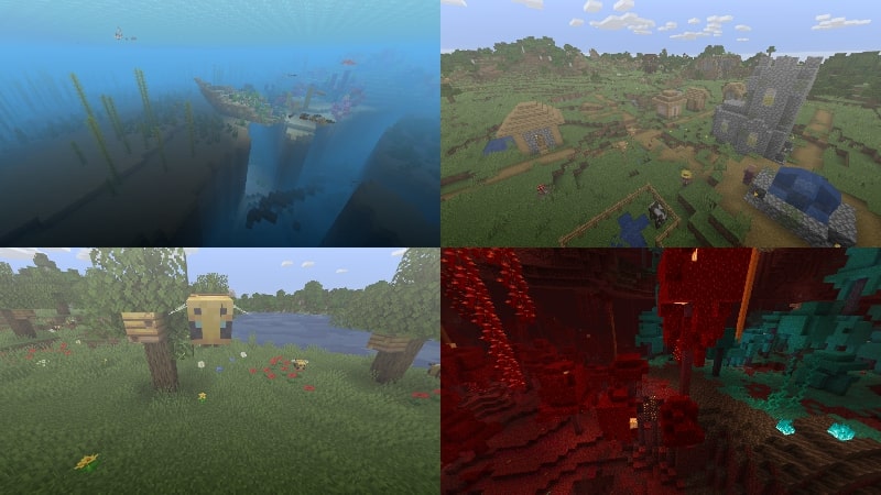 Minecraft 1.19 Menu Background Panorama Seed Found – Nixinova News